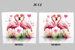 Tumbler Sublimation Valentine Couple Bundle, 20 oz tumbler wrap, I Love You Png 