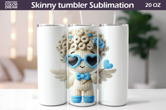 Cupid Heart Tumbler| Valentine Tumbler Sublimation Product Image 1