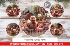 Wind Spinner Valentine Turkey Farm Product Image 1