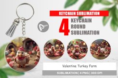 Keychain Valentine Turkey Farm Product Image 1