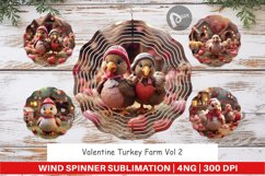 Wind Spinner Valentine Turkey Farm Product Image 1