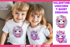 Cute Chibi Unicorn Clipart Design Product Image 1