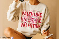 Valentine Vibes SVG PNG T-shirt Design Product Image 3