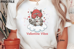 Valentine Vibes Raccoon Png Product Image 2