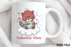 Valentine Vibes Raccoon Png Product Image 4