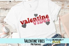 Valentine Vibes Glitter Sublimation PNG Product Image 1