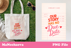 Retro Library Book Card Sublimation | Book Lover Quote Print Product Image 1