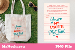 Retro Library Book Card Sublimation | Book Lover Quote Print Product Image 1