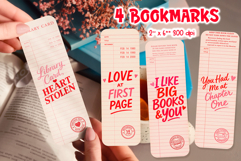Vintage Library Card Bookmark | Valentine Quote Bundle Product Image 2