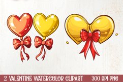 Valentine Vintage Love Clipart, Christmas Clipart Product Image 1