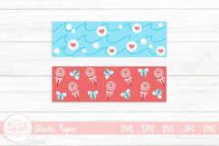 Valentine Washi Tape Clipart Sticker Product Image 1