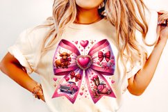 Valentines Howdy Coquette Bow PNG, Valentine&#039;s Day Western Product Image 2