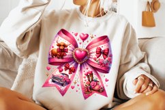 Valentines Howdy Coquette Bow PNG, Valentine&#039;s Day Western Product Image 3