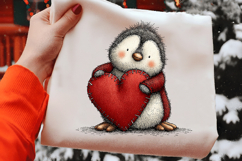 Valentine Whimsical Penguin Set Png Product Image 2