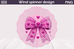 Valentine Wind Spinner | Bow Wind Spinner Product Image 1