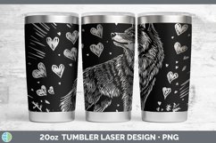 GorgeousValentine Laser 20oz Tumbler design.