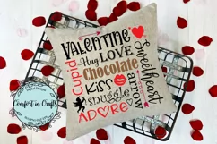 Valentine Word Art SVG and Sublimation design for Cricut Product Image 3