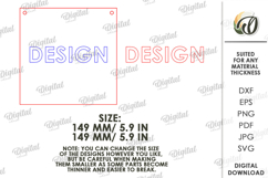 Valentine Word Art Signs Bundle Laser Cut. Wall Decor SVG Product Image 5