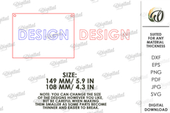 Valentine's Day Word Art Sign Laser Cut. Wall Decor SVG Product Image 2