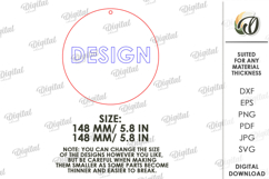 Valentine's Day Word Art Sign Laser Cut. Wall Decor SVG Product Image 2