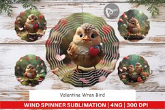 Wind Spinner Valentine Wren Bird Product Image 1
