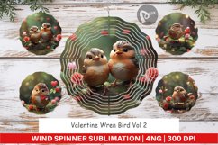 Wind Spinner Valentine Wren Bird Product Image 1
