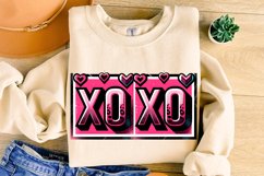 Xoxo PNG, Valentine Xoxo PNG, Retro Valentine&#039;s Day PNG Product Image 1
