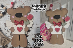 Valentine Angel Teddy Laser SVG Product Image 1