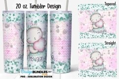 Be My Valentine Cute Bunny 20 oz Tumbler Sublimation Product Image 1