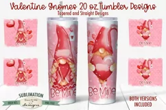 Valentine Gnome 20 oz. Tumbler Sublimation Polka Dot Design Product Image 1