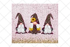 Pink Leopard Gnome Tumbler Design Product Image 2