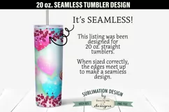 Valentine Highland Cow Glasses 20 oz Seamless Tumbler Wrap Product Image 3