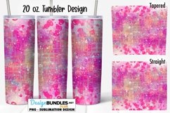 Valentine Love 20 oz Tumbler Sublimation | Valentine Tumbler Product Image 1