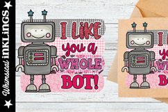 Valentine Robot-Love Robot Sublimation Product Image 1