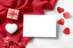 Valentines day Card mockup| Valentine background|Hearts|Card Product Image 1