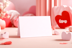 Valentines day Card mockup| Valentine background|Hearts|Card Product Image 1