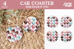 Valentines Car Coaster Sublimation