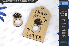 Valentine&#039;s Ring Cards Laser Cut Bundle|Valentine Laser|Love Product Image 4