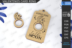Valentine&#039;s Ring Cards Laser Cut Bundle|Valentine Laser|Love Product Image 6