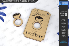 Valentine&#039;s Ring Cards Laser Cut Bundle|Valentine Laser|Love Product Image 7