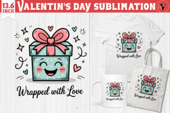 Cute Valentine's sublimation | Valentines day love clipart Product Image 1