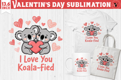 Cute Valentine&#039;s sublimation | Valentines day love clipart Product Image 1