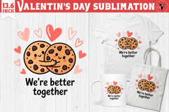 Cute Valentine's sublimation | Valentines day love clipart Product Image 1