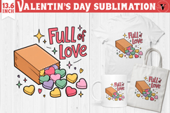 Cute Valentine's sublimation | Valentines day love clipart Product Image 1