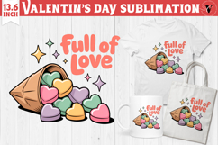Cute Valentine&#039;s sublimation | Valentines day love clipart Product Image 1