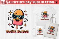 Cute Valentine's sublimation | Valentines day love clipart Product Image 1