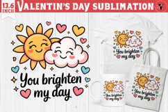 Cute Valentine's sublimation | Valentines day love clipart Product Image 1