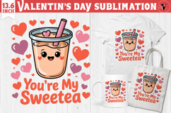 Cute Valentine&#039;s sublimation | Valentines day love clipart Product Image 1