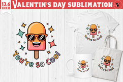 Cute Valentine&#039;s sublimation | Valentines day love clipart Product Image 1