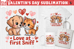 Cute Valentine&#039;s sublimation | Valentines day love clipart Product Image 1